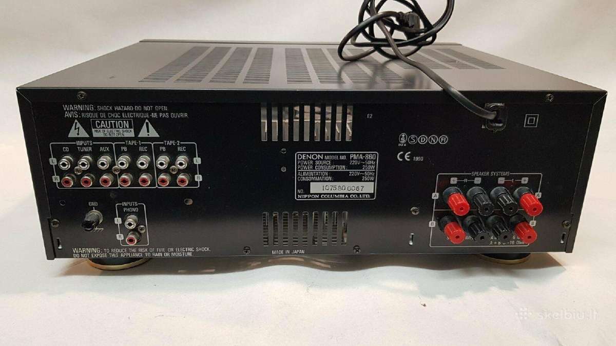 Denon Pma-860 - nuotraukos Nr. 5