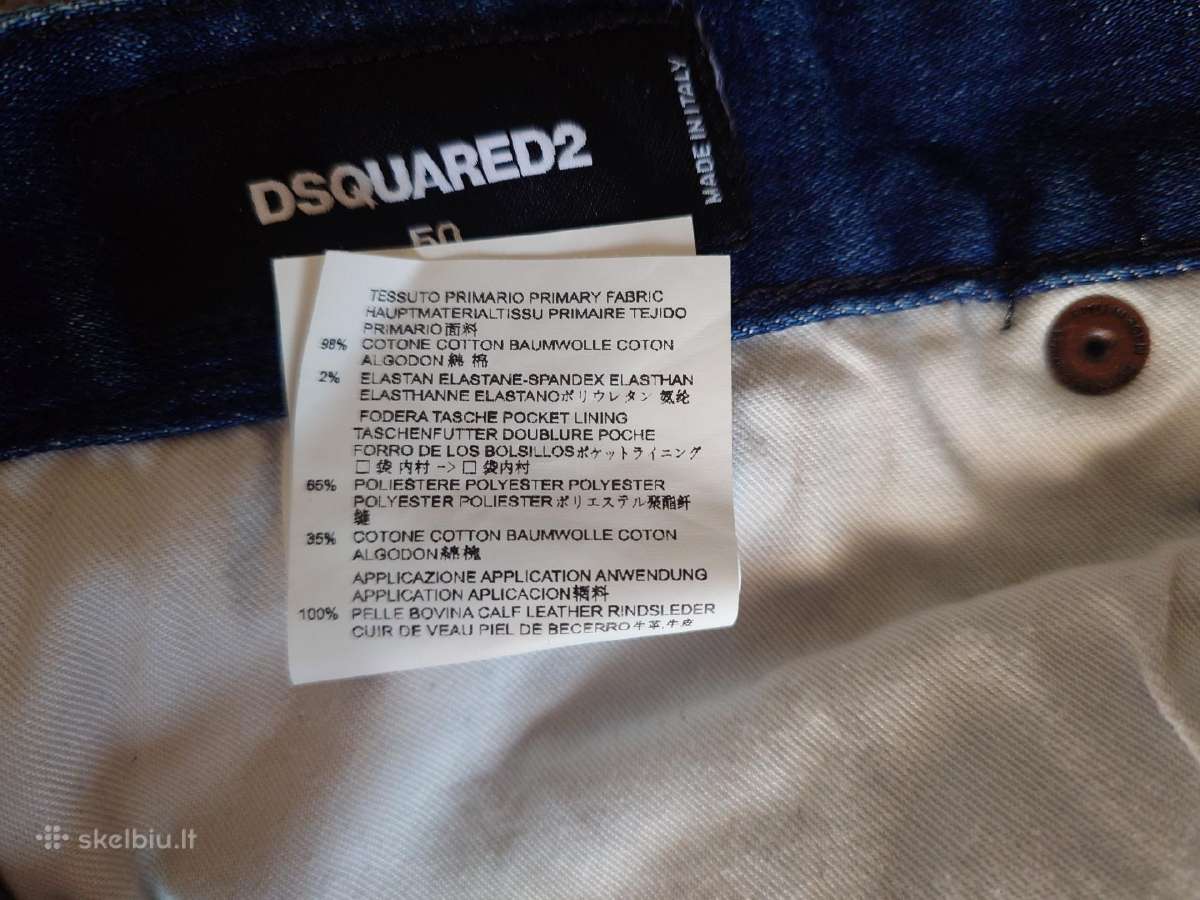 Vyriški džinsai Dsquared2. - nuotraukos Nr. 7