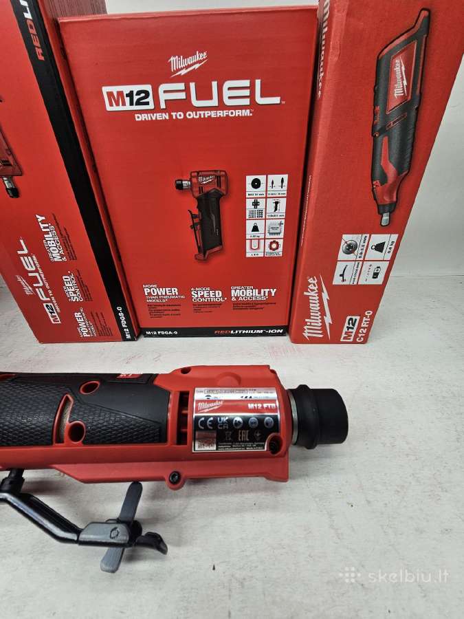 Milwaukee tiesiniai - kampiniai slifuokliai gravir - nuotraukos Nr. 8