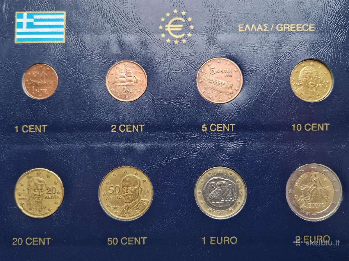 Graikijos Respublikos euro monetų rinkinys
