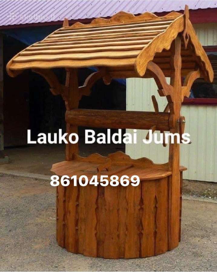 Šulinio apdaila jau pagaminta