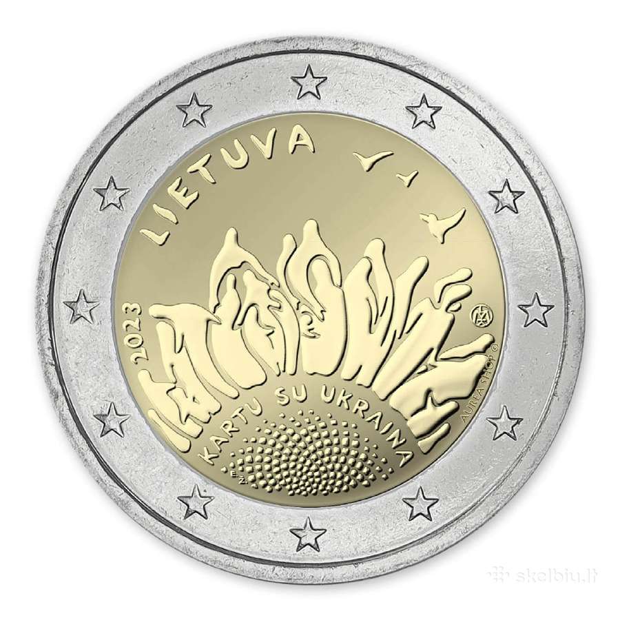2023m. proginės 2 eurų monetos Unc