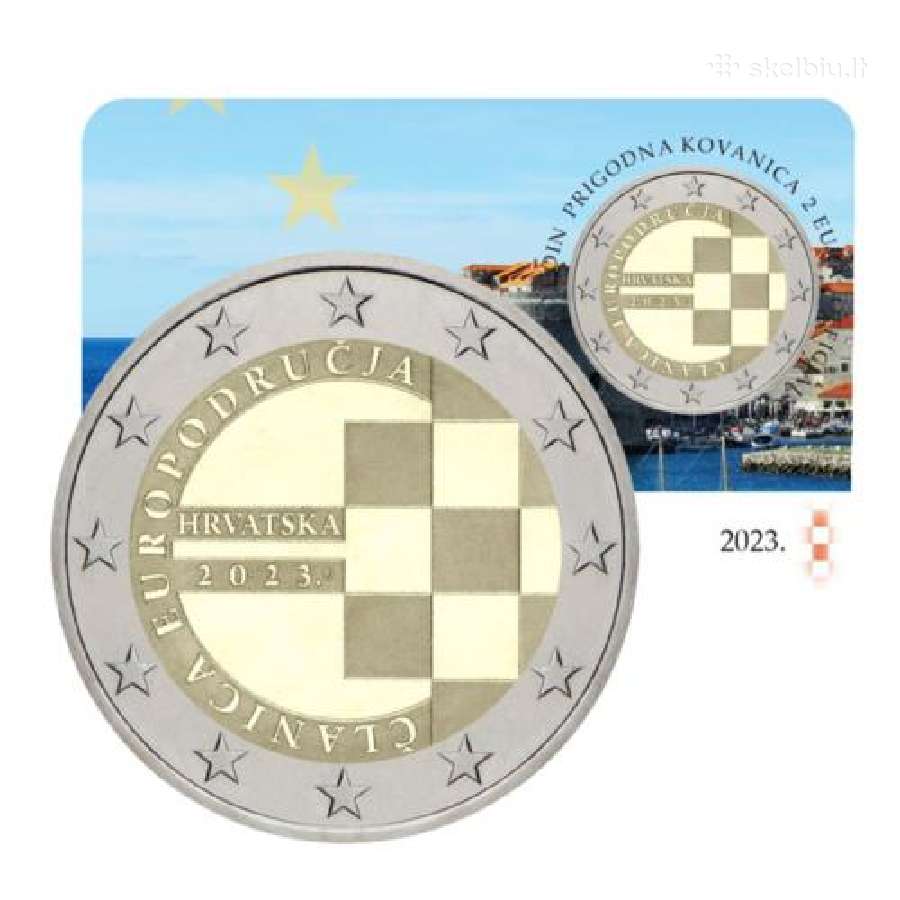 2023m. proginės 2 eurų monetos Unc - nuotraukos Nr. 5