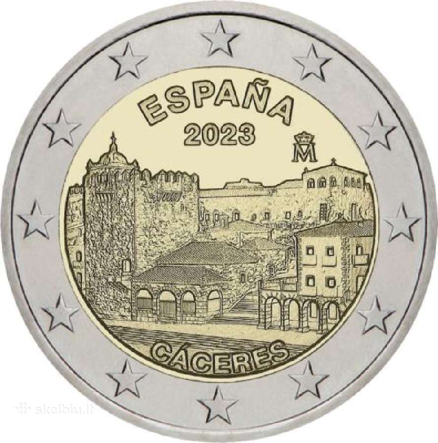 2023m. proginės 2 eurų monetos Unc - nuotraukos Nr. 6