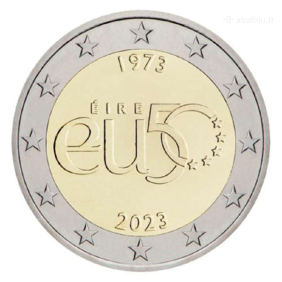 2023m. proginės 2 eurų monetos Unc - nuotraukos Nr. 7