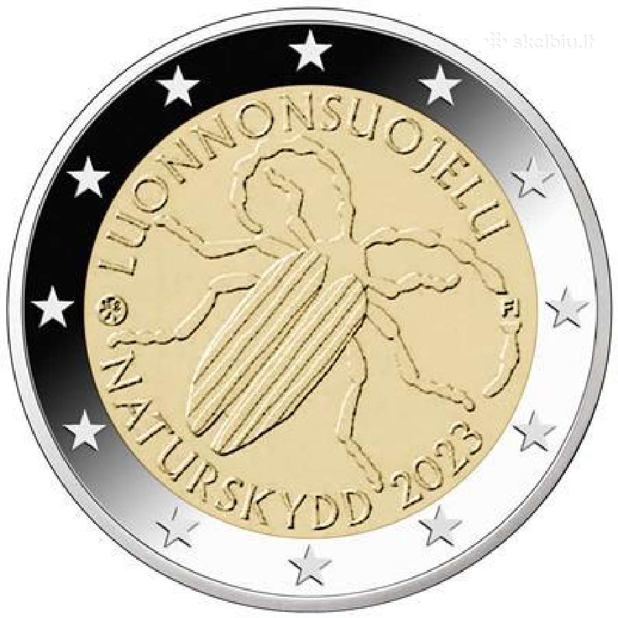 2023m. proginės 2 eurų monetos Unc - nuotraukos Nr. 10