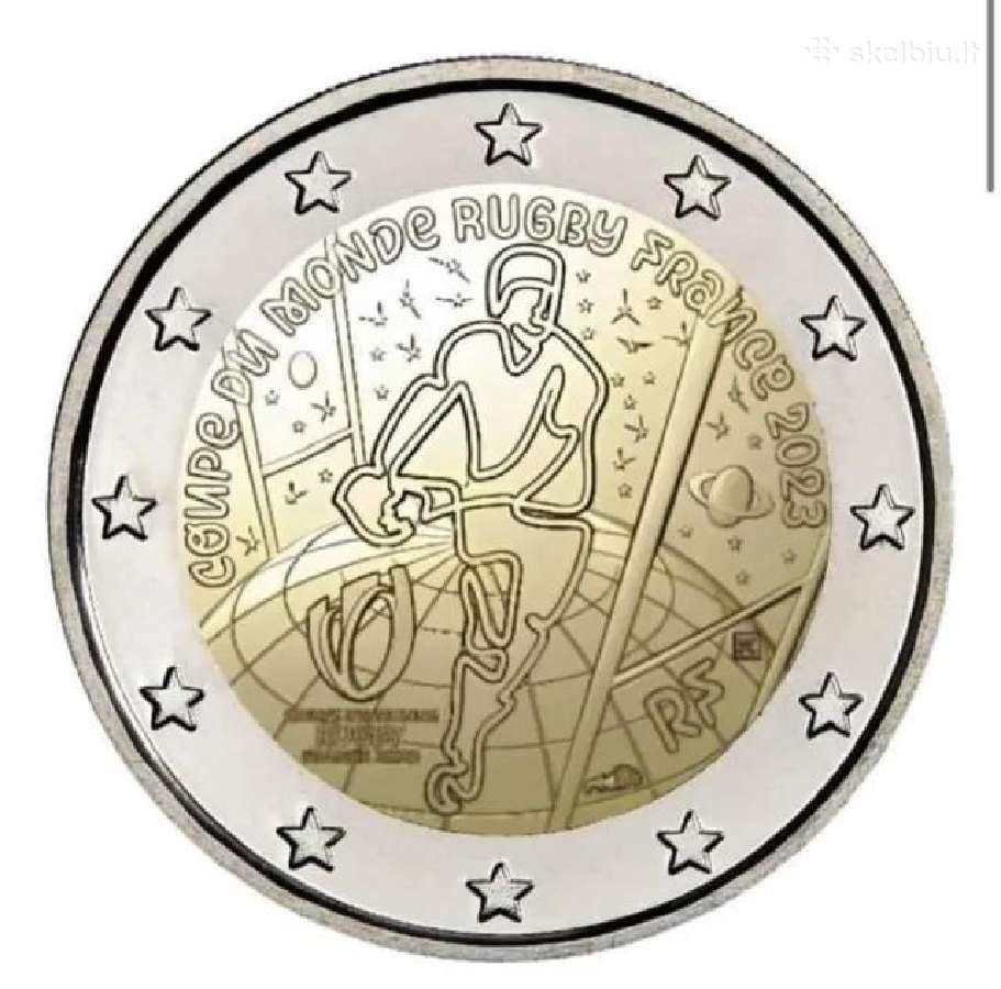 2023m. proginės 2 eurų monetos Unc - nuotraukos Nr. 15