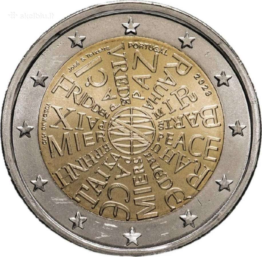 2023m. proginės 2 eurų monetos Unc - nuotraukos Nr. 19