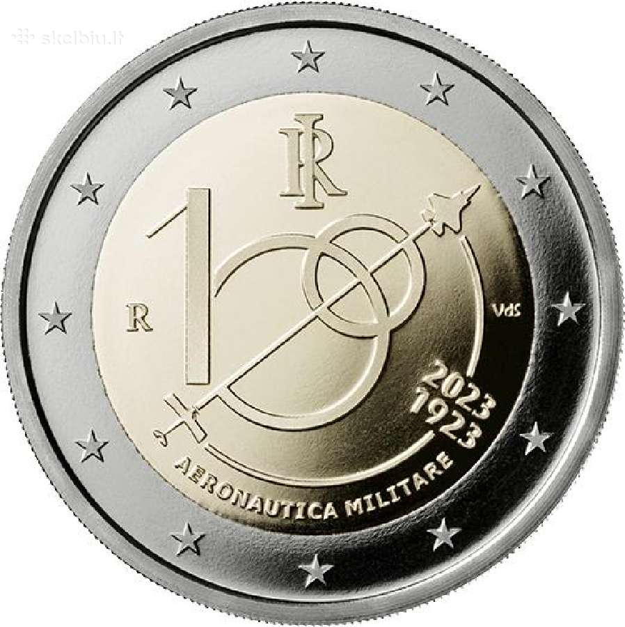 2023m. proginės 2 eurų monetos Unc - nuotraukos Nr. 21