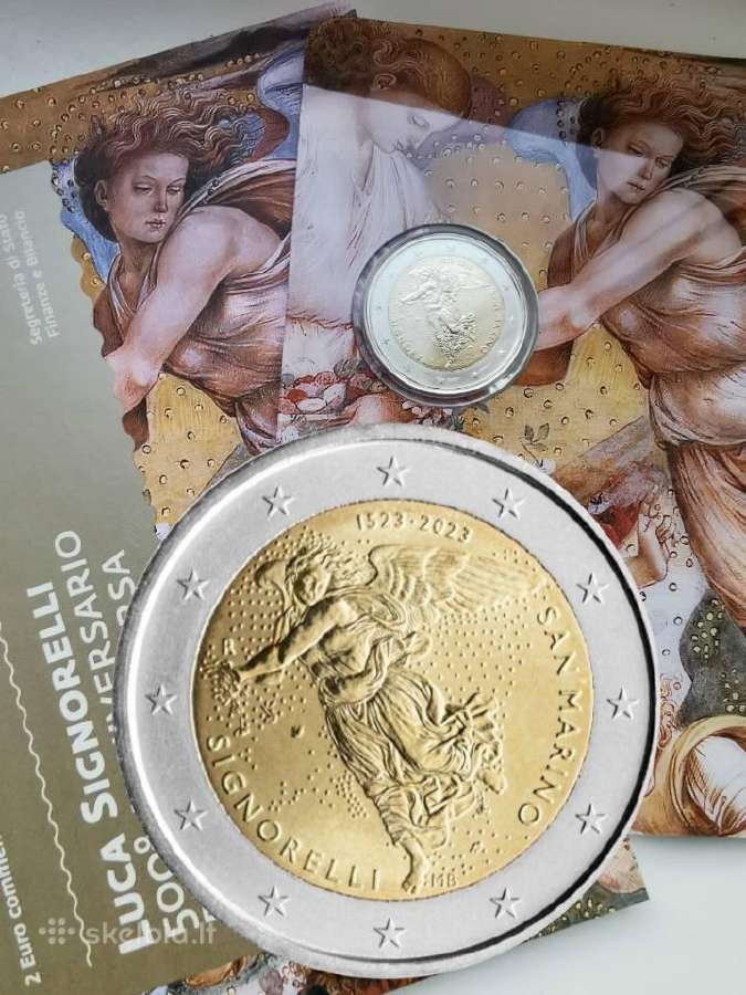 2023m. proginės 2 eurų monetos Unc - nuotraukos Nr. 23