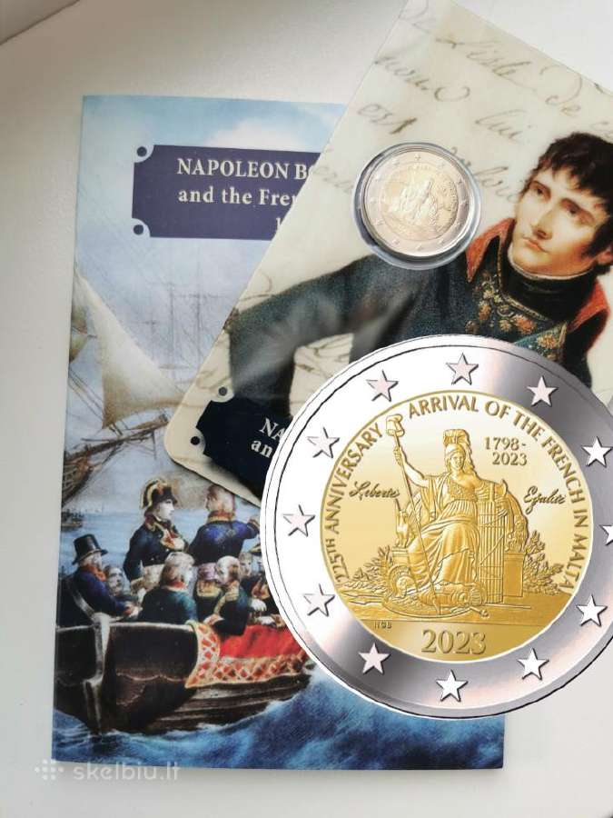 2023m. proginės 2 eurų monetos Unc - nuotraukos Nr. 26