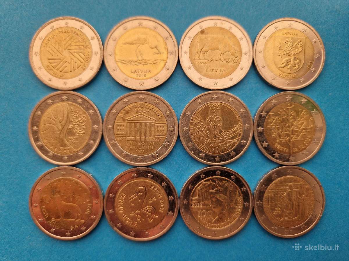 Dauguma proginių monetų 2.05 - 2.35€. - nuotraukos Nr. 6