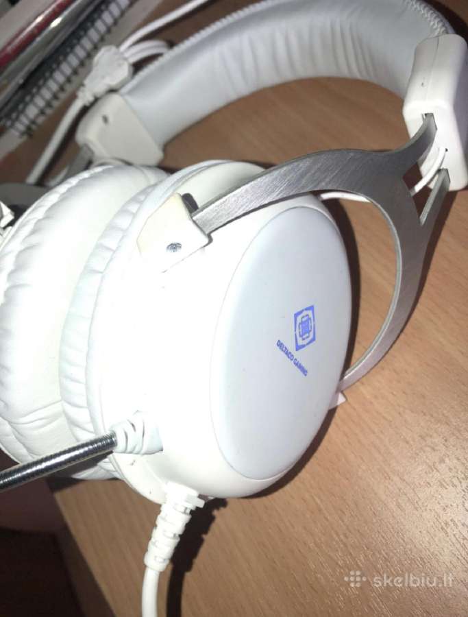 Ausinės Deltaco 20hz - 20khz, LED, Aliuminio rėmas - nuotraukos Nr. 7