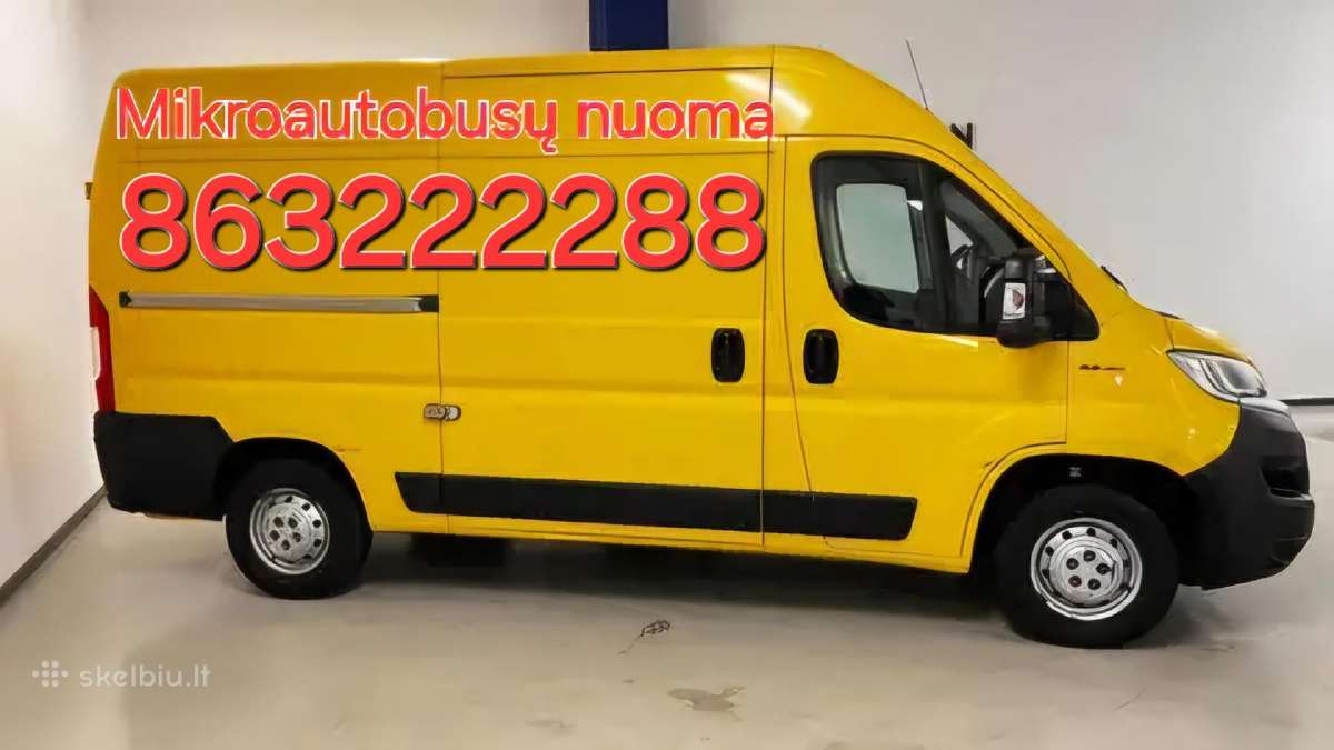 Krovininiu mikroautobusu nuoma Klaipeda