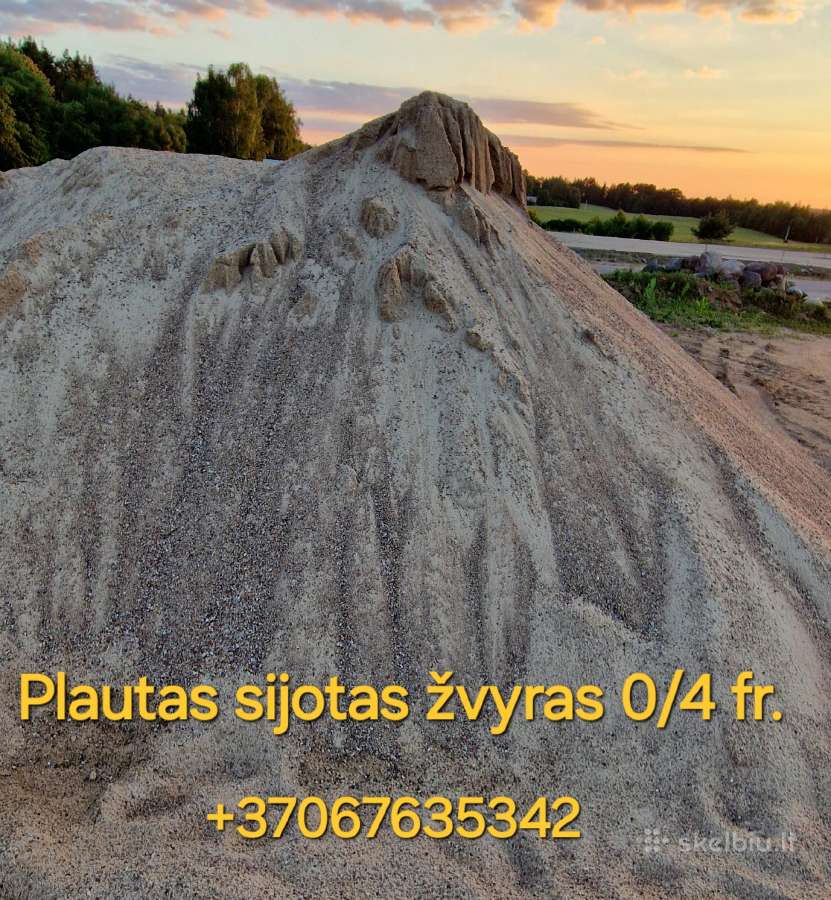 Zvyras, juodzemis, atsijos, betonas - nuotraukos Nr. 3