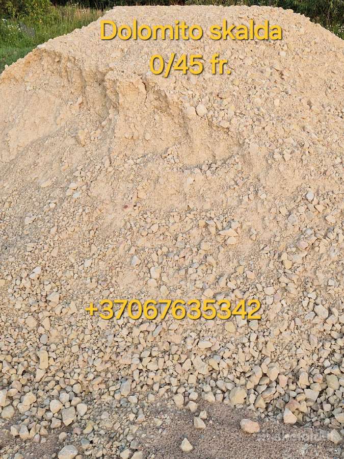 Zvyras, juodzemis, atsijos, betonas - nuotraukos Nr. 4