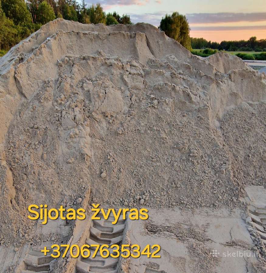 Zvyras, juodzemis, atsijos, betonas - nuotraukos Nr. 5