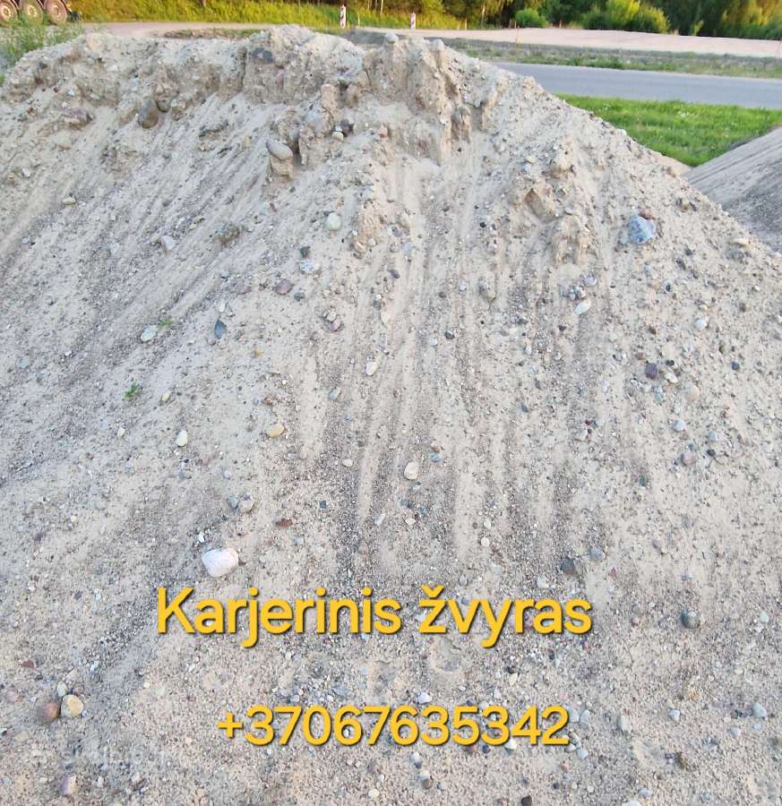 Zvyras, juodzemis, atsijos, betonas - nuotraukos Nr. 6
