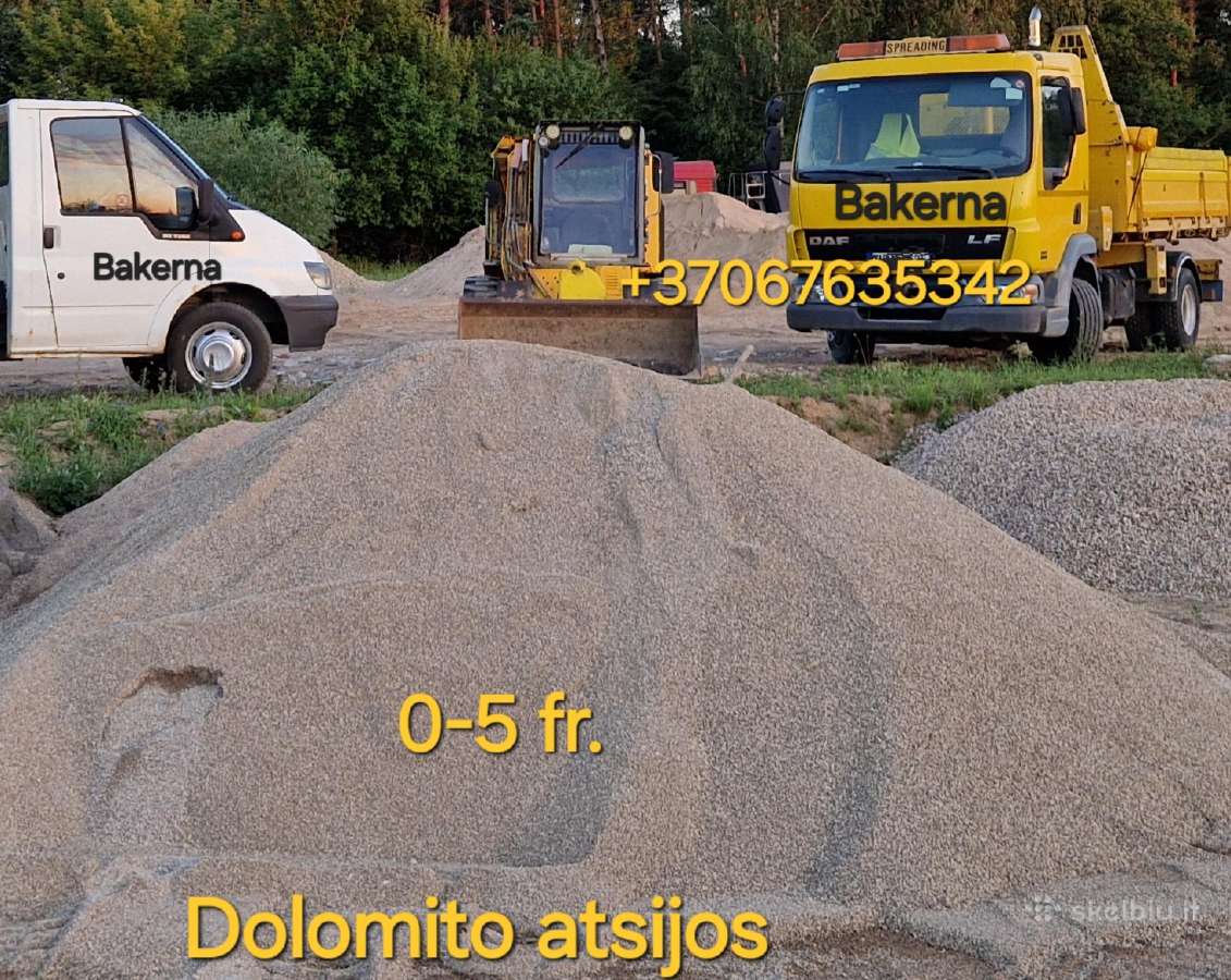 Zvyras, juodzemis, atsijos, betonas - nuotraukos Nr. 9