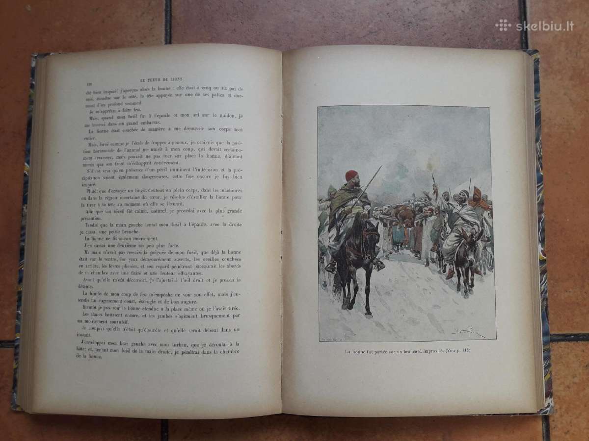 Jules Gerard "Le tuerur de lions" Paris 1912 metai - nuotraukos Nr. 17