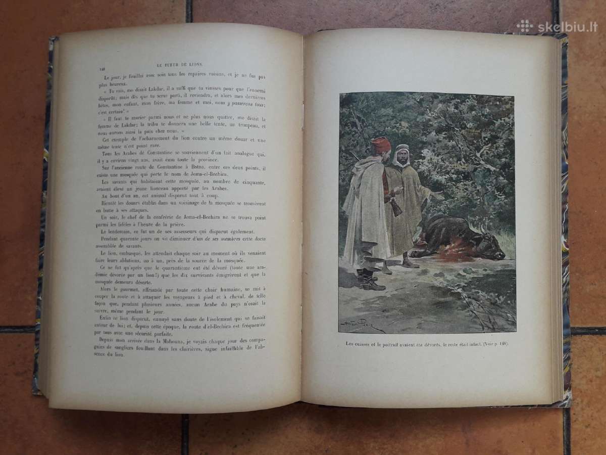 Jules Gerard "Le tuerur de lions" Paris 1912 metai - nuotraukos Nr. 19