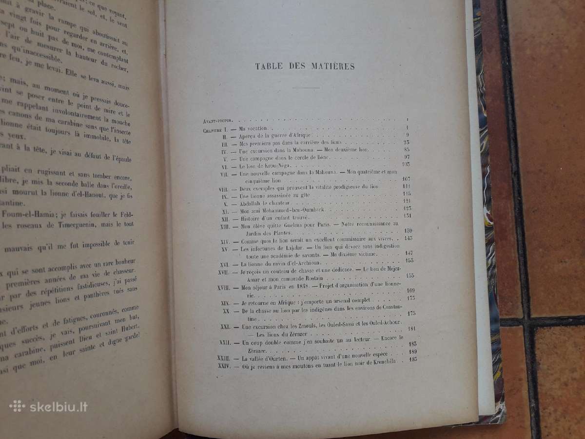 Jules Gerard "Le tuerur de lions" Paris 1912 metai - nuotraukos Nr. 24