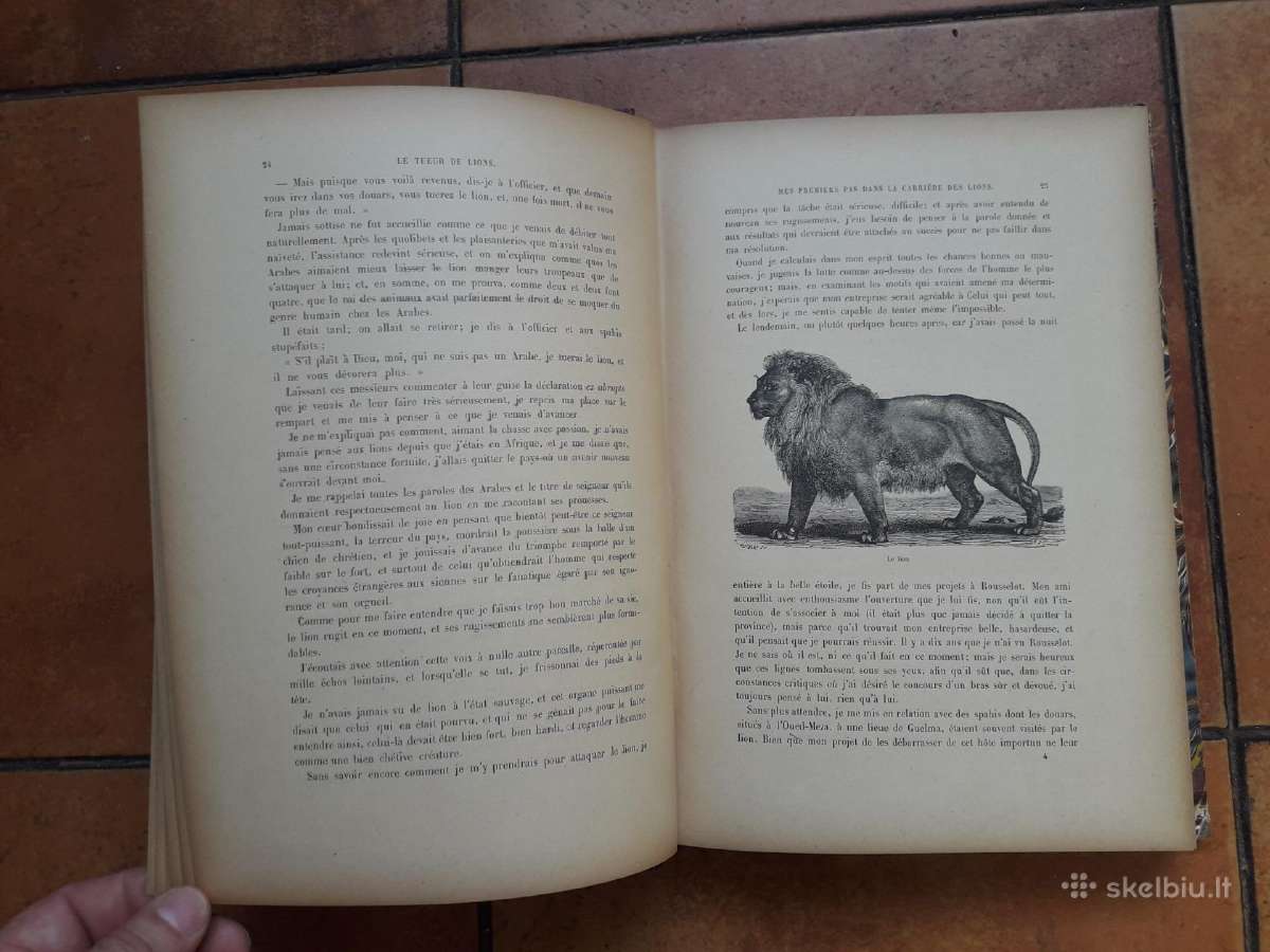 Jules Gerard "Le tuerur de lions" Paris 1912 an - nuotraukos Nr. 9