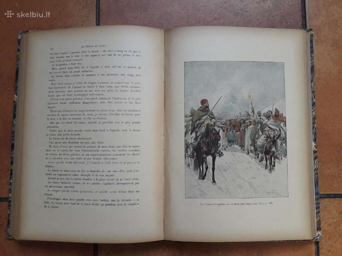 Jules Gerard "Le tuerur de lions" Paris 1912 an - nuotraukos Nr. 17