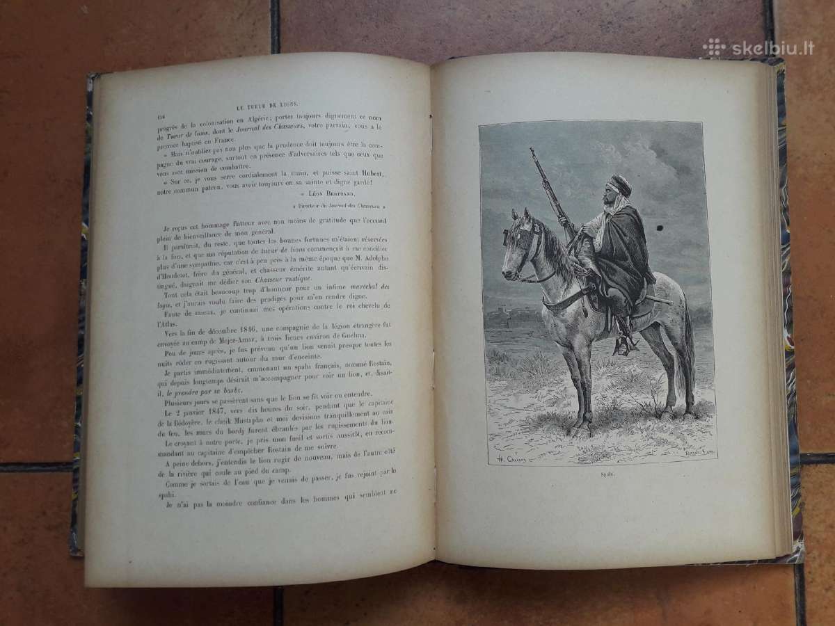 Jules Gerard "Le tuerur de lions" Paris 1912 an - nuotraukos Nr. 20