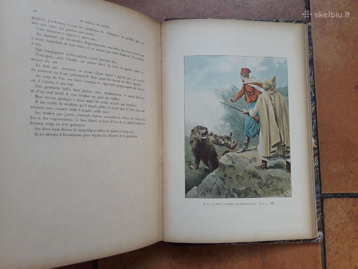 Jules Gerard "Le tuerur de lions" Paris 1912 an - nuotraukos Nr. 22
