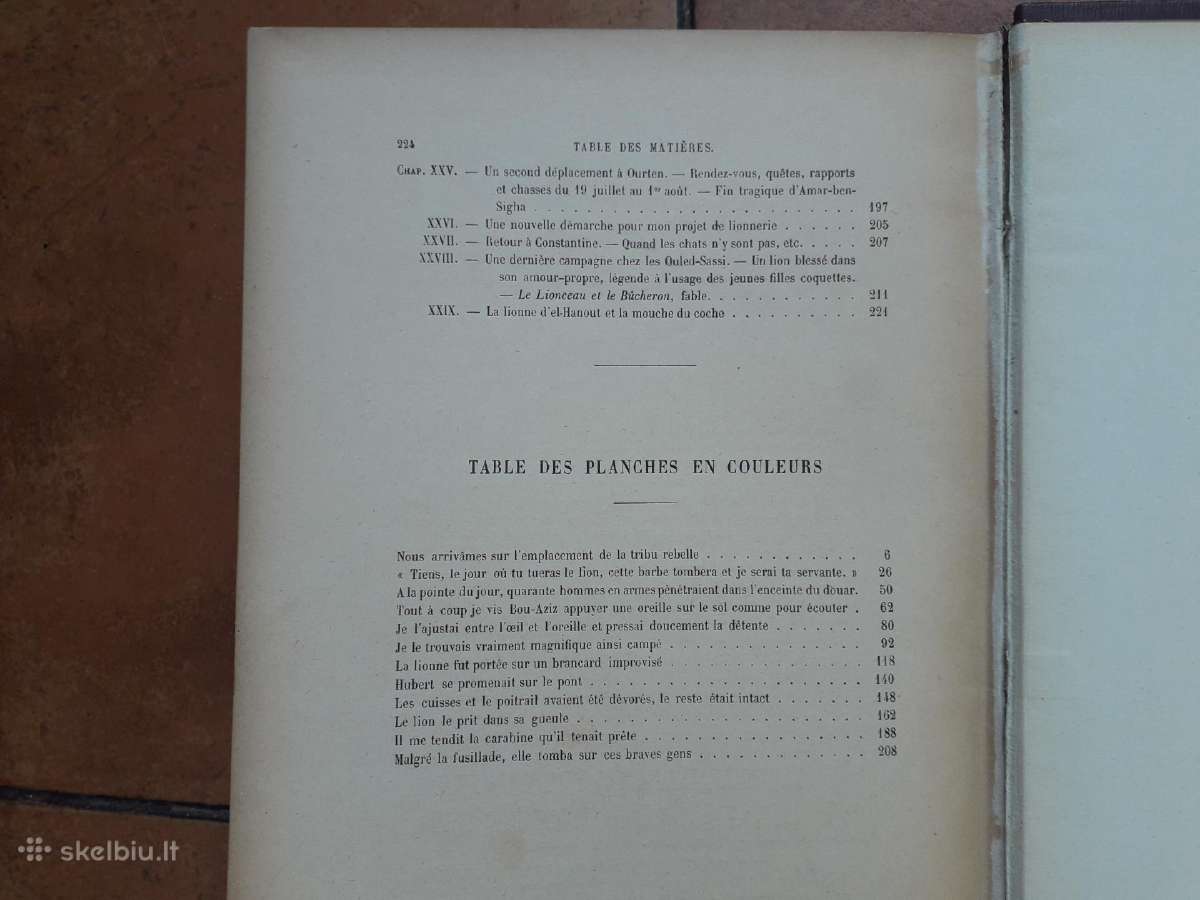 Jules Gerard "Le tuerur de lions" Paris 1912 an - nuotraukos Nr. 25