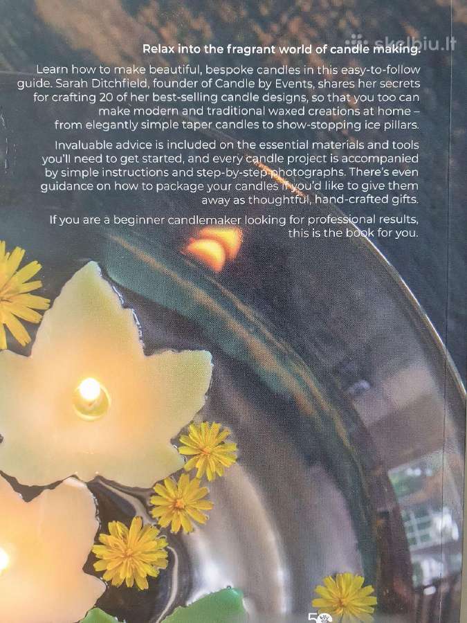 Knyga anglų k. apie žvakių g-bą "Making candles" - nuotraukos Nr. 2