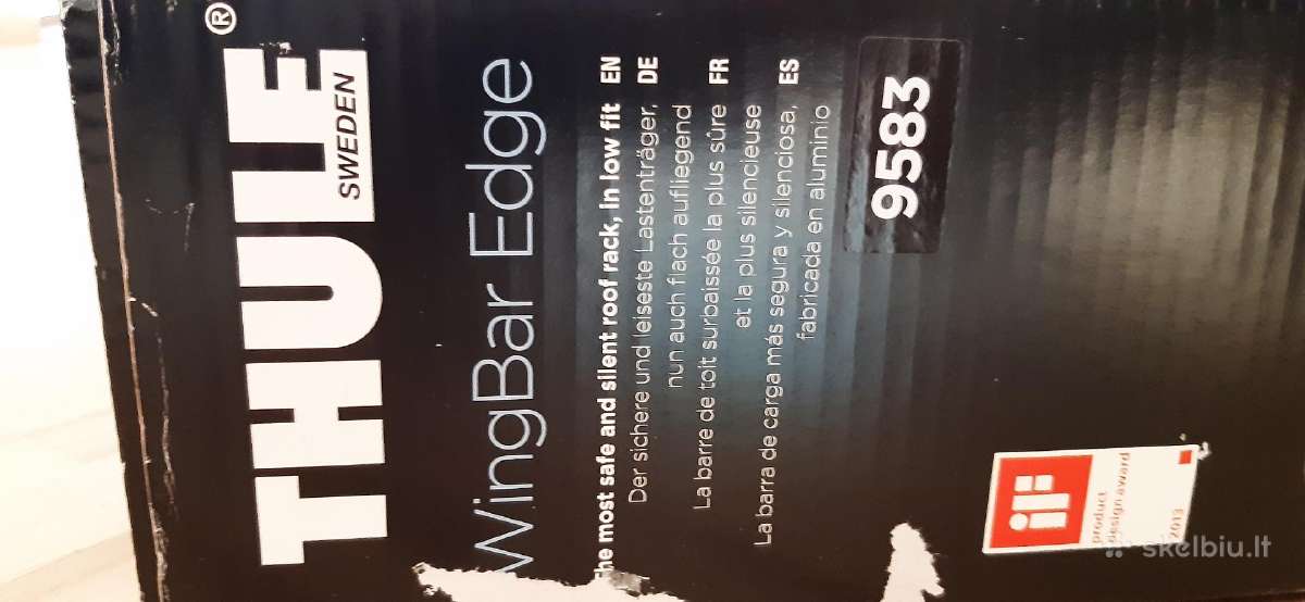 Stogo skersiniai " Thule Wingbar Edge " 9583.