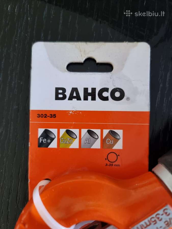 Bahco Metalinių vamzdžių pjaustyklė. 3–35 mm. - nuotraukos Nr. 2