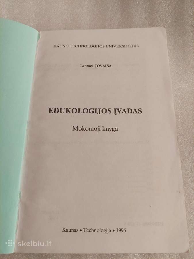 Edukologijos įvadas - nuotraukos Nr. 2