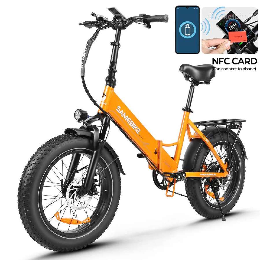Elektrinis dviratis Samebike Lotdm200-II 750w - nuotraukos Nr. 13
