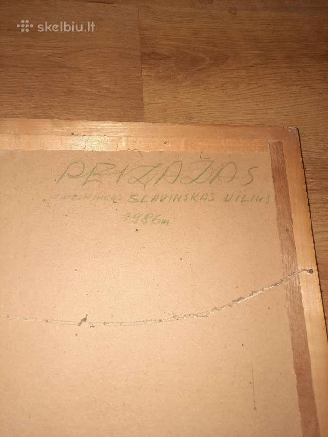 Paveikslas. Vilius Slavinskas.1986m. - nuotraukos Nr. 2