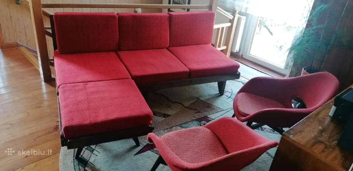 Vintažiniai Mid Century baldai Tatra Pravenec - nuotraukos Nr. 2