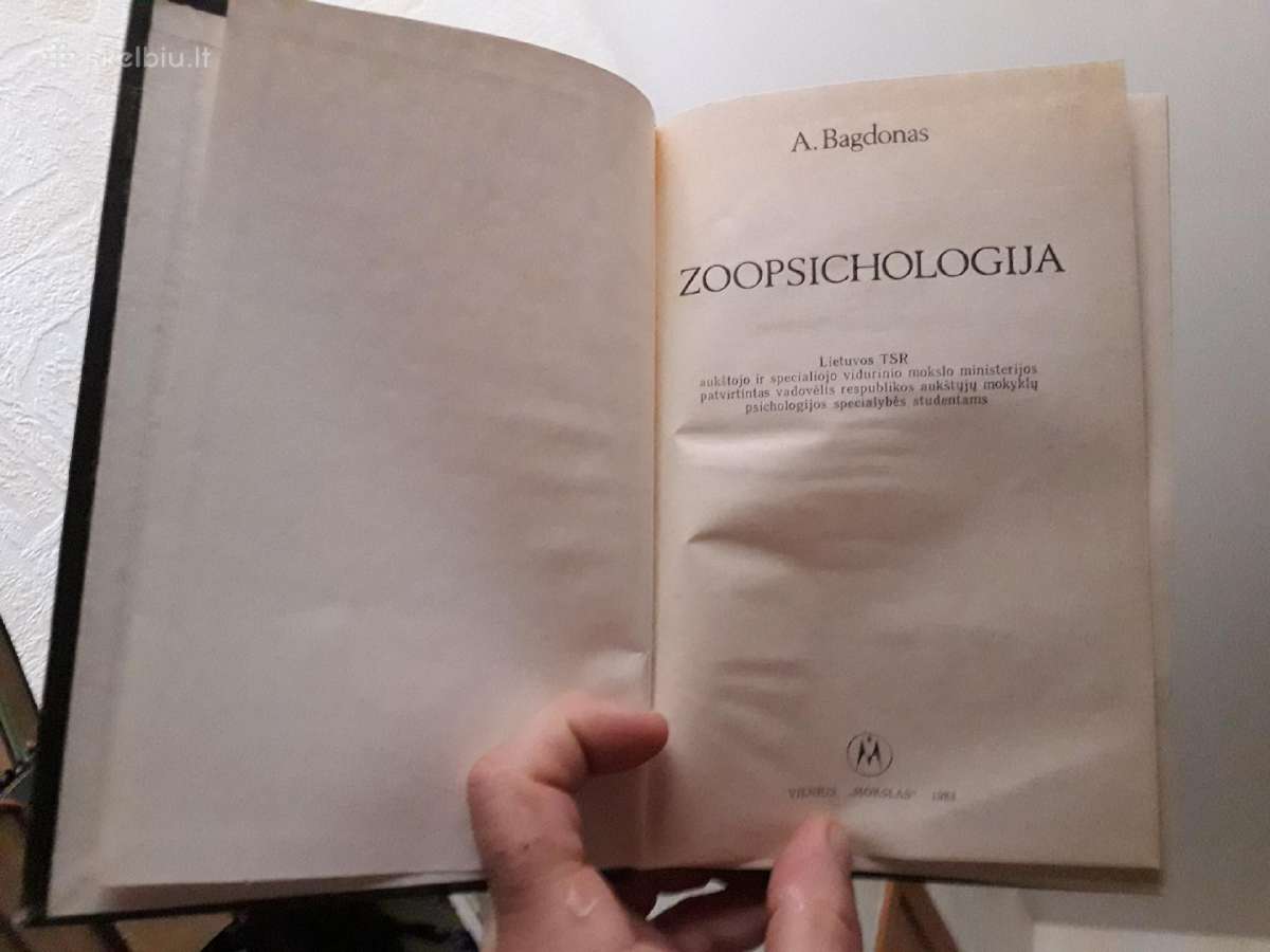 A. Bagdonas "Zoo psichologija" 1983 metai - nuotraukos Nr. 3