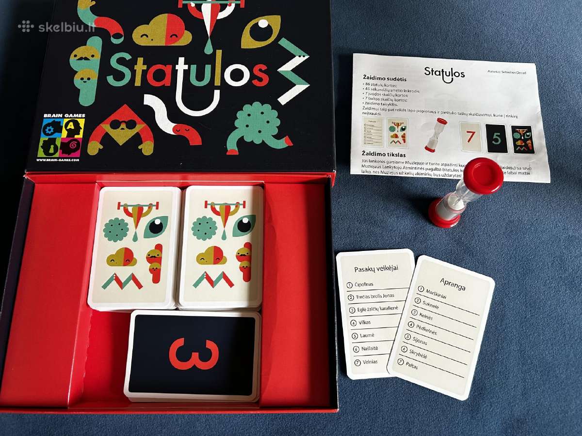 Stalo žaidimas "Statulos"