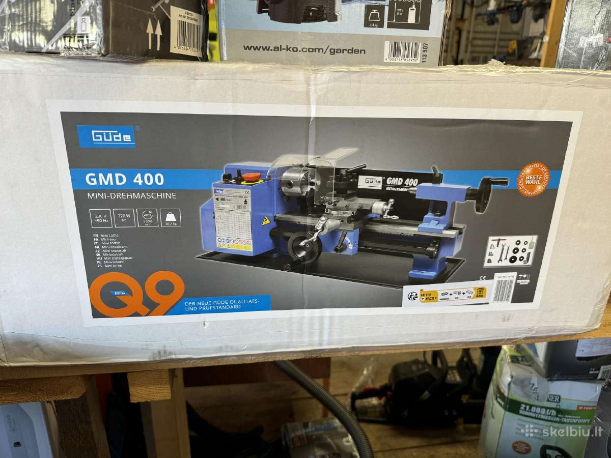Mažos metalo tekinimo Gude Gmd 400