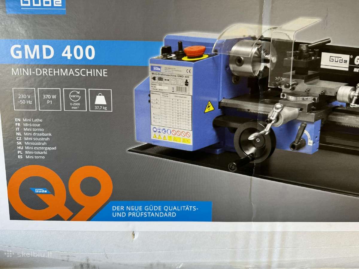 Mažos metalo tekinimo Gude Gmd 400 - nuotraukos Nr. 2