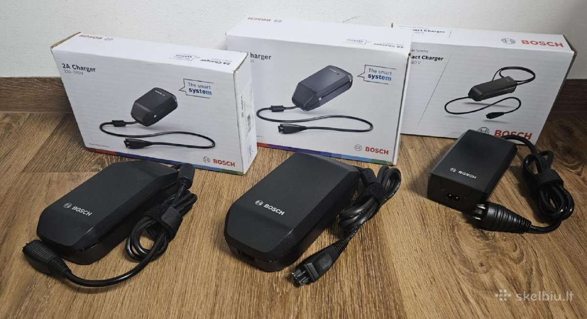 Elektrinio dviračio Bosch pakrovėjai