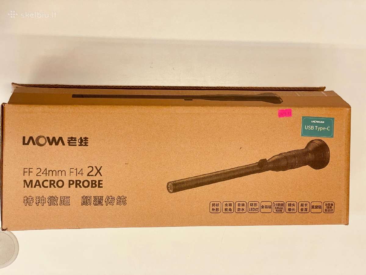 Laowa 24mm f/14 2x Macro Probe Canon Rf - nuotraukos Nr. 3