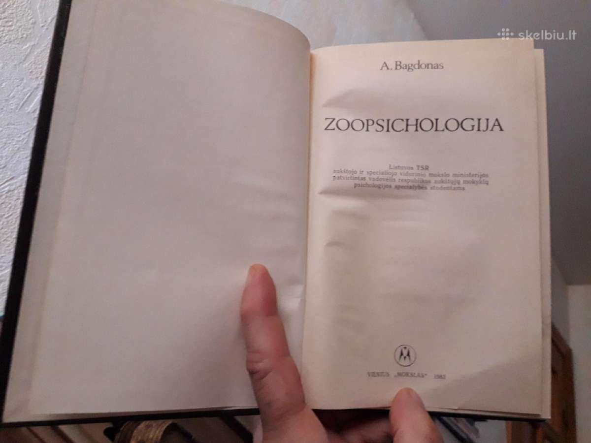 A. Bagdonas "Zoo psichologija" 1983 metai - nuotraukos Nr. 2