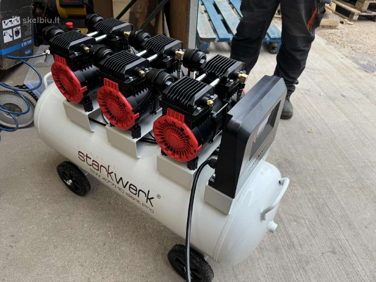 Betepalinis tylus 100l kompresorius 400v - nuotraukos Nr. 2
