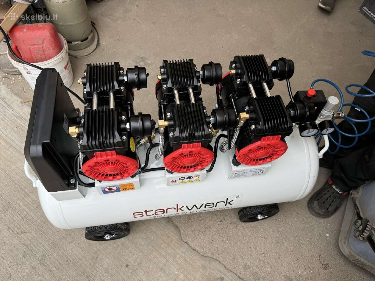 Betepalinis tylus 100l kompresorius 400v - nuotraukos Nr. 4