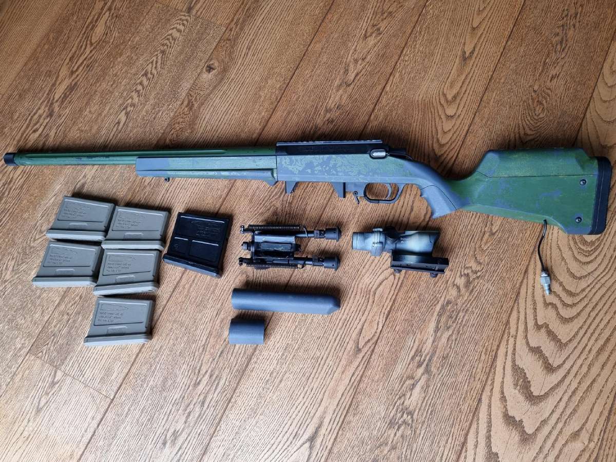 Airsoft Ares Striker 01 su Wolverine Bolt M varikl