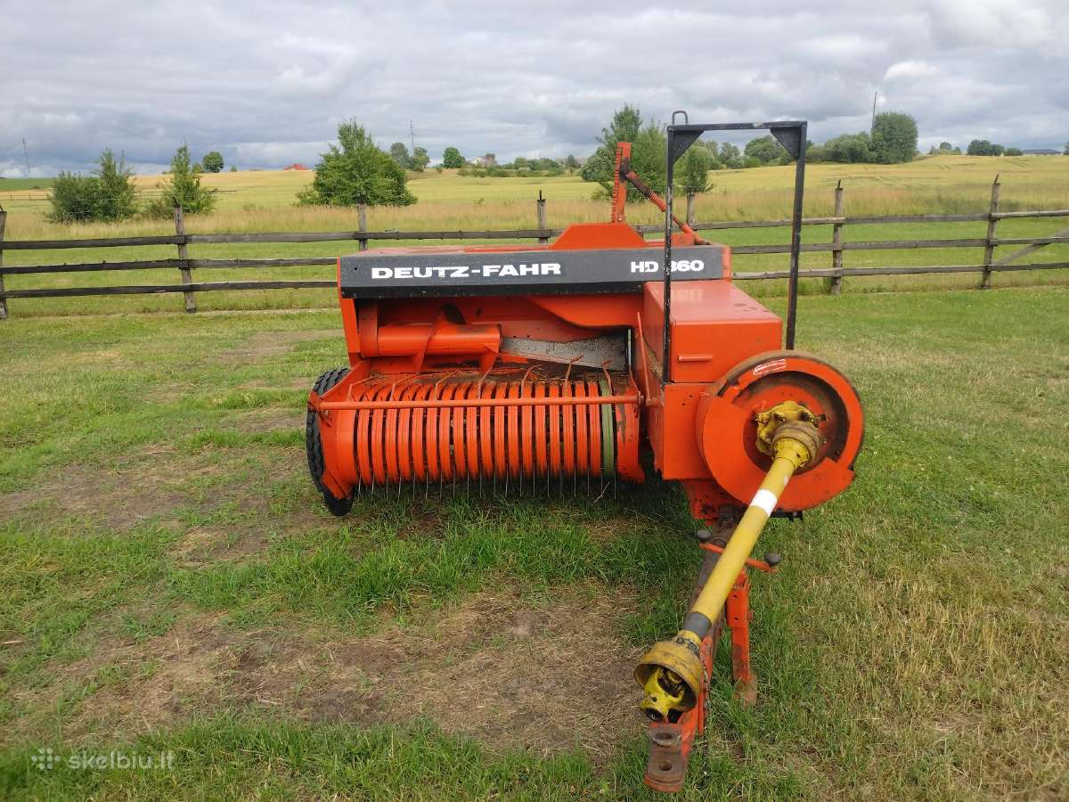 Deutz Fahr 360hd kitkų presas