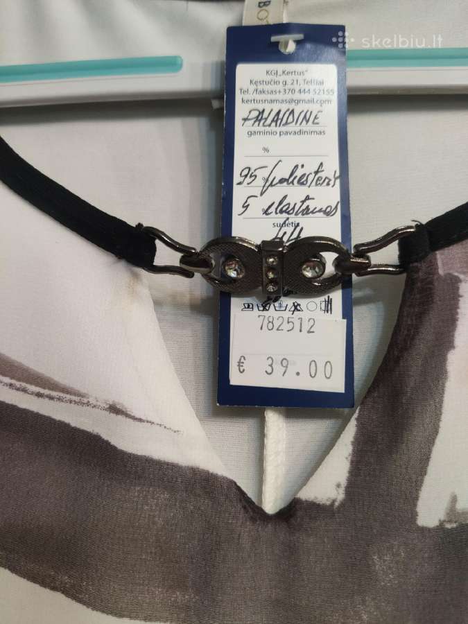 Puošni palaidinė su prailginimu 44 dydis - nuotraukos Nr. 3